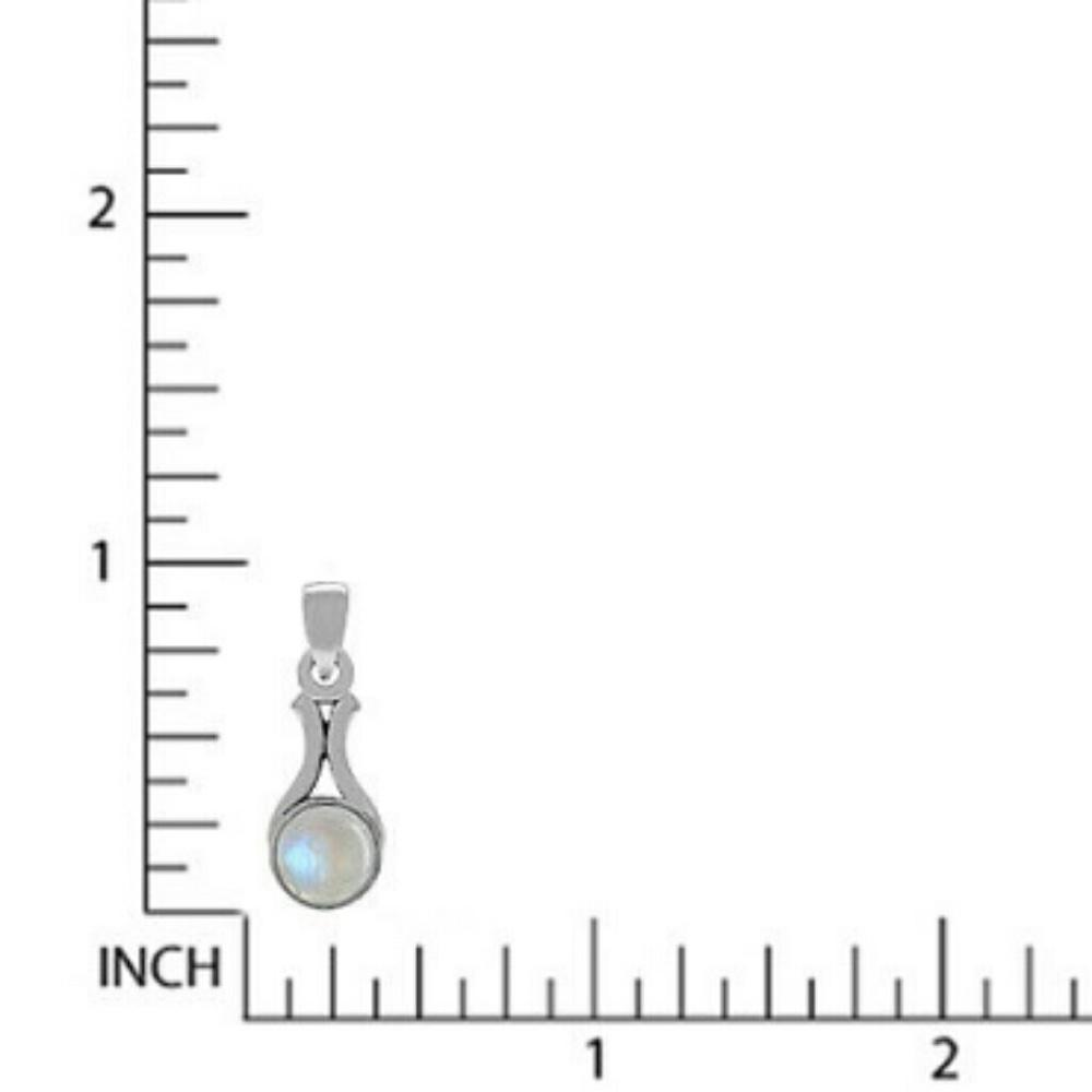 Silver .925 Moonstone Pendant - Picture 6 of 7
